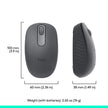 Logitech M196 Bluetooth Wireless Mouse, Compact and Portable Mouse for Laptops, Tablets and More, 12-Month Battery, Smooth Tracking, Compatible with PC and Mac, Windows and macOS - Graphite 🍁 All In One Marketplace Canada
