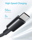 Anker Cable [5 Pack, 6FT], USB A to USB C Cable for Samsung Galaxy S10 S10+, LG V30, Beats Fit Pro and More (Black) 🍁 All In One Marketplace Canada