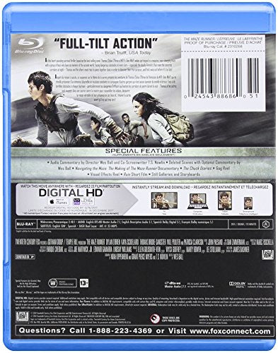 The Maze Runner - Blu-Ray/DVD