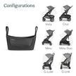 UPPAbaby Carry-All Parent Organizer/Fits on Vista, Cruz, Minu, Minu Duo, G-Series Strollers/Secure Zippered Pocket + Beverage Compartments 🍁 All In One Marketplace Canada