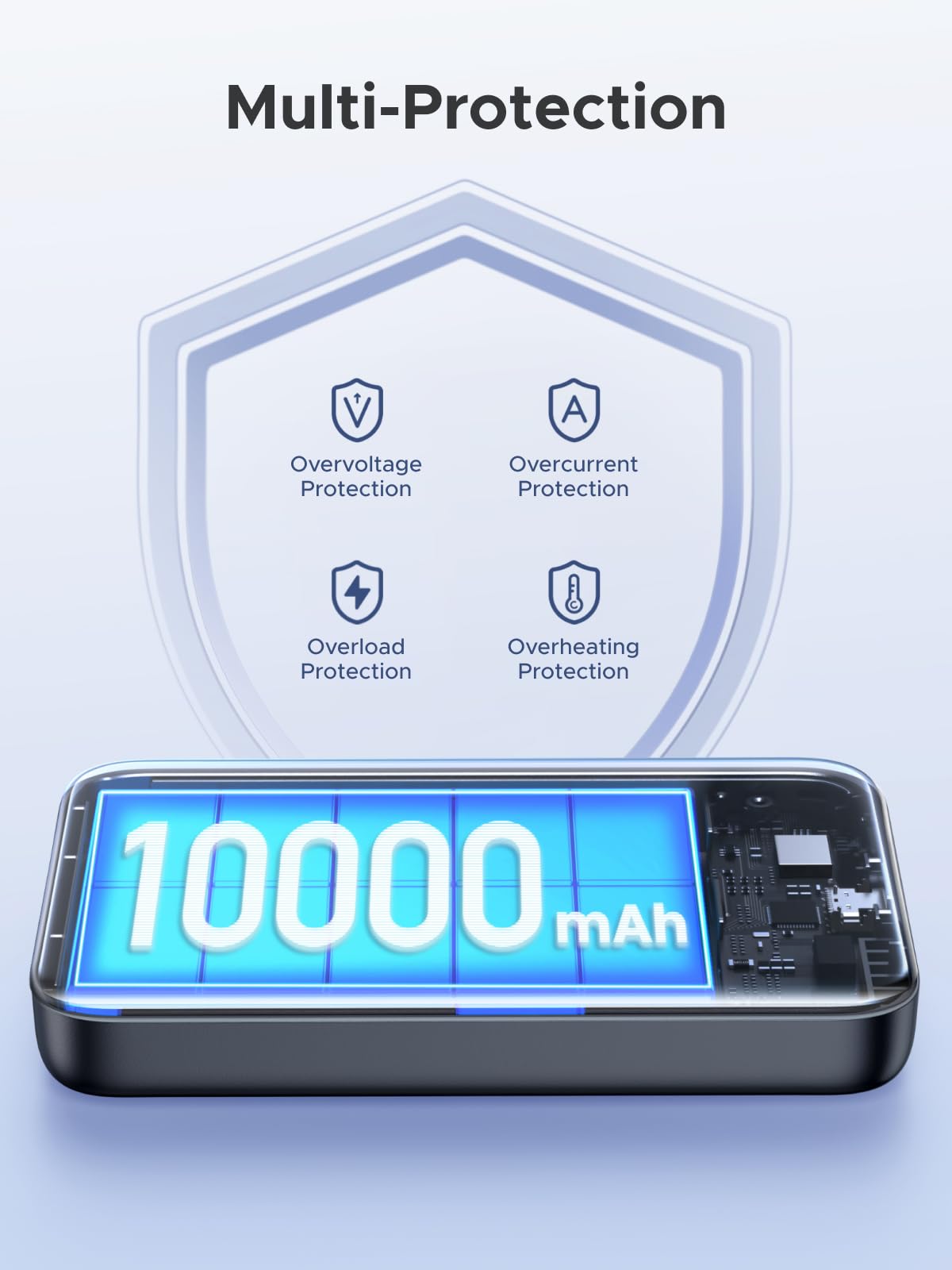 UGREEN 10000mAh PD 20W Magnetic Battery Pack Power Bank for iPhone, 7.5W Wireless Portable Charger with Magsafe, Skin-Friendly Compatible with iPhone 17/16/15/14/13 Series-Black, Includes USB-C Cable 🍁 All In One Marketplace Canada