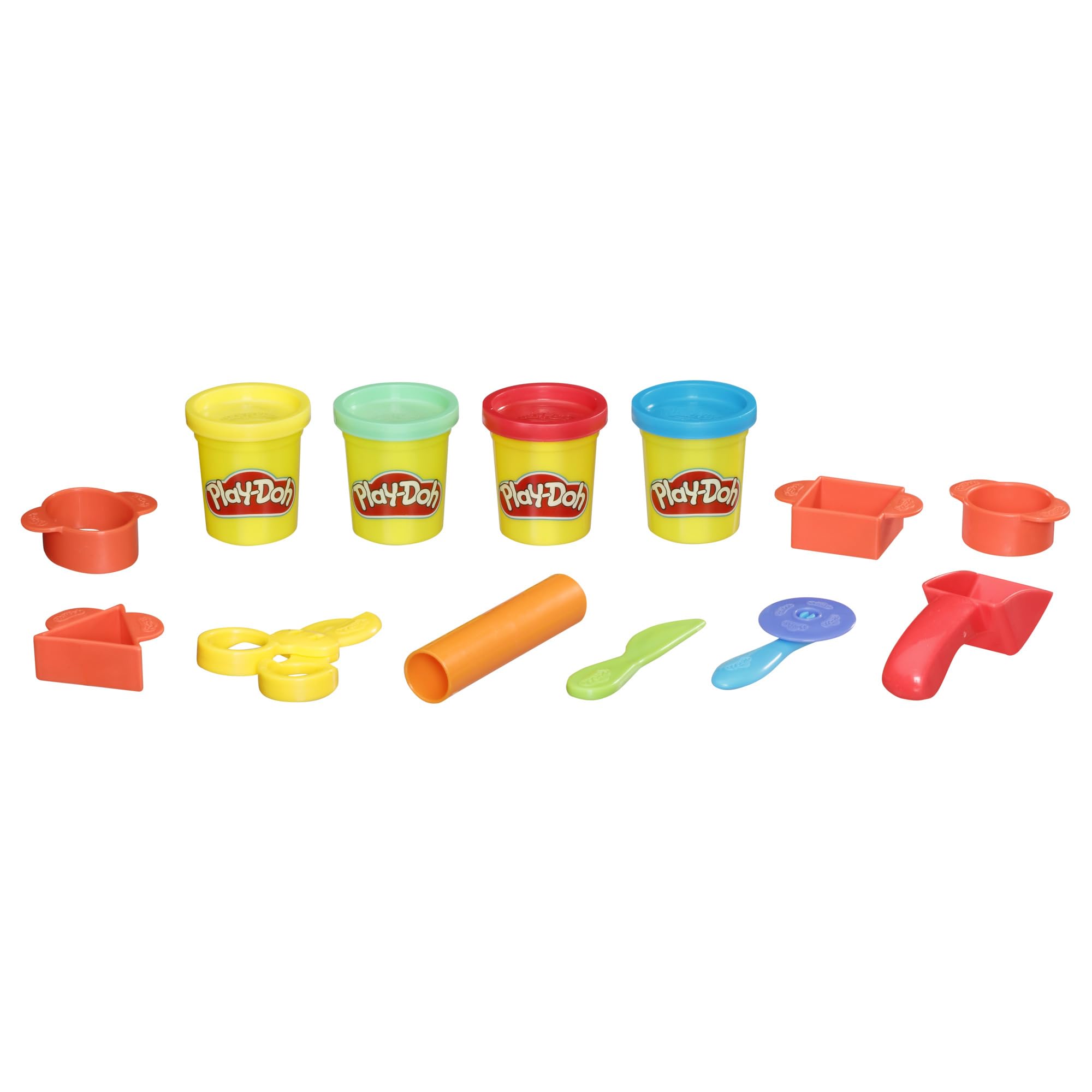 Play-Doh Starter Set 9-Piece Kit with Storage Tote & 4 Modeling Compound Cans, Arts and Crafts Toys for Kids 3 Years & Up, Preschool Toys 🍁 All In One Marketplace Canada