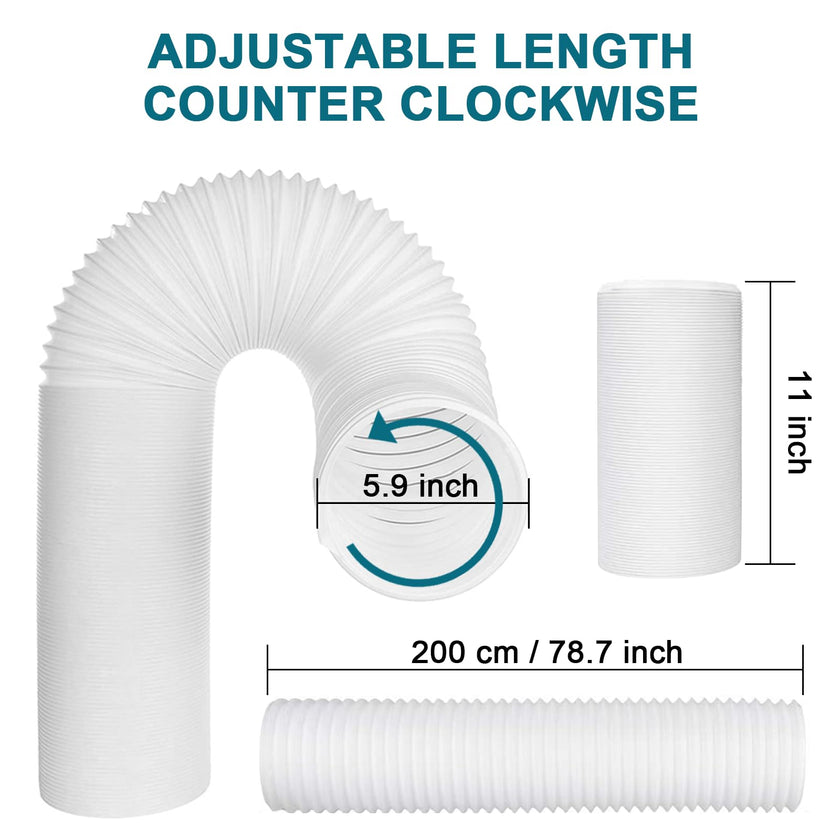 Portable Air Conditioner Hose with 5.9