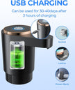 Water Dispenser Pump Water Pump for 5 Gallon Bottles, USB Rechargeable Water Bottle Pump, Portable Water Jug Dispenser for Home, Kitchen, Office, Camping 🍁 All In One Marketplace Canada