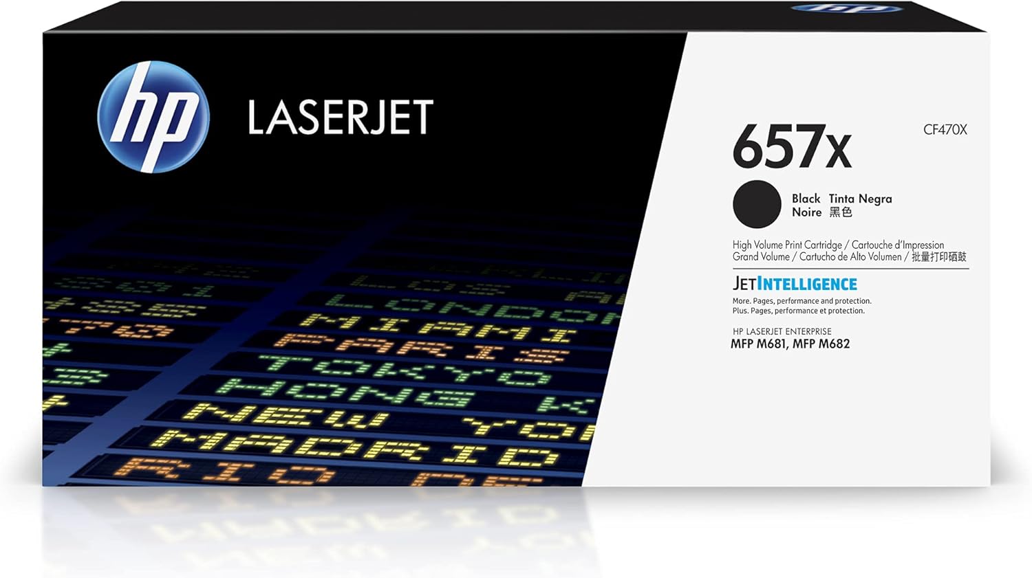HP 657X (CF470X) BLK HIGH YIELD ORIGINAL LASERJET TONER