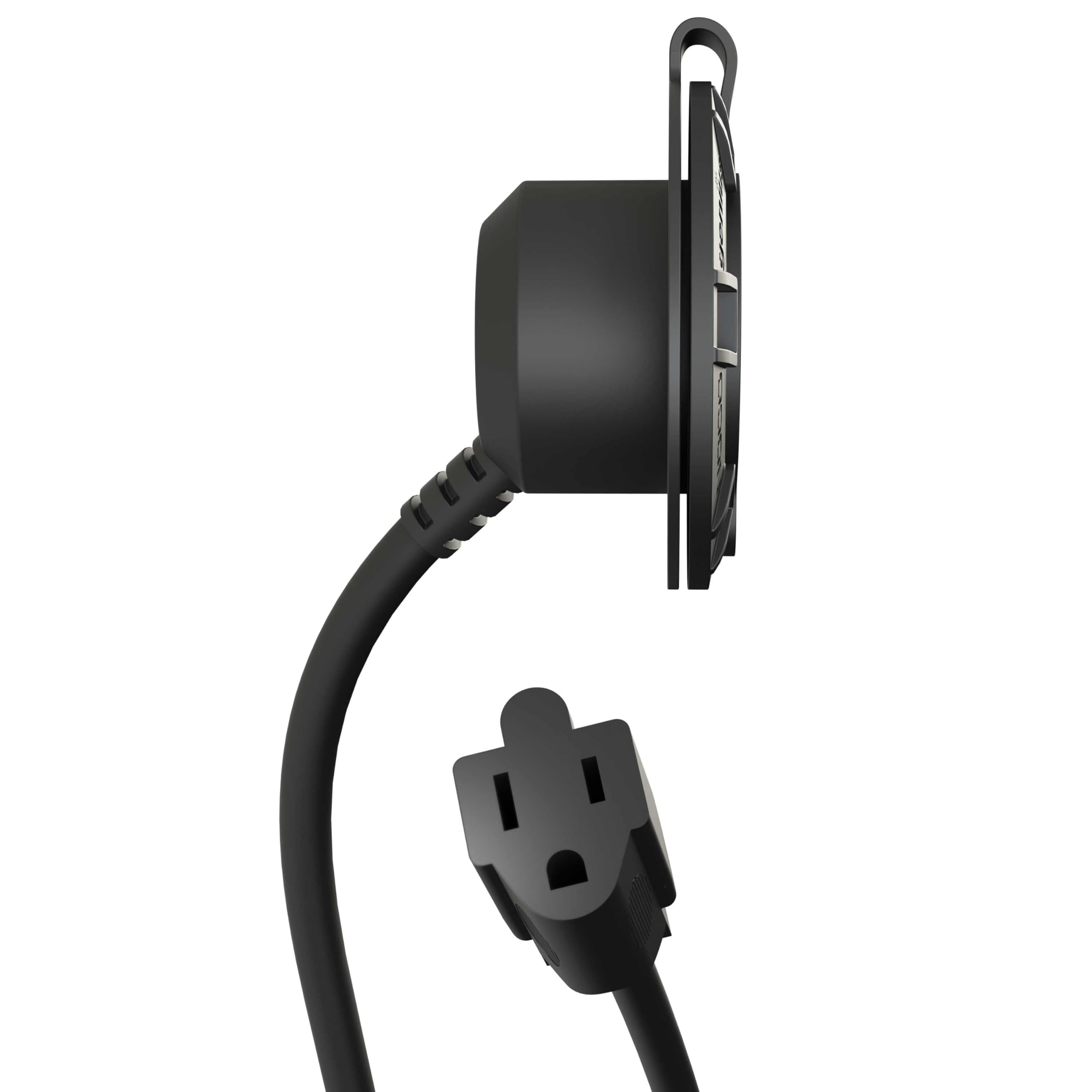NOCO GCP1 15 Amp AC Port Plug, 125 Volt Power Inlet Socket, and Waterproof Electrical Outlet Receptacle Box with 16-Inch Integrated Outdoor Extension Cord 🍁 All In One Marketplace Canada
