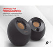 Creative Pebble 2.0 USB-Powered Desktop Speakers with Far-Field Drivers and Passive Radiators for PCs and Laptops (Black) 🍁 All In One Marketplace Canada