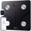 RENPHO Body Fat Scale, Smart Scale for Body Weight, BMI Digital Bathroom Weight Scale, Body Measurements with Smartphone App sync with Bluetooth, 400 lbs - Black, Elis 1 🍁 All In One Marketplace Canada