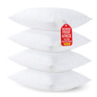 Utopia Bedding Set of 4 Waterproof Pillow Protectors with Zipper Standard Size (White), Ultra Soft Pillow Covers, Bed Bug and Dust Mite Proof Pillow Encasements, Moisture Wicking Pillow Cases 🍁 All In One Marketplace Canada