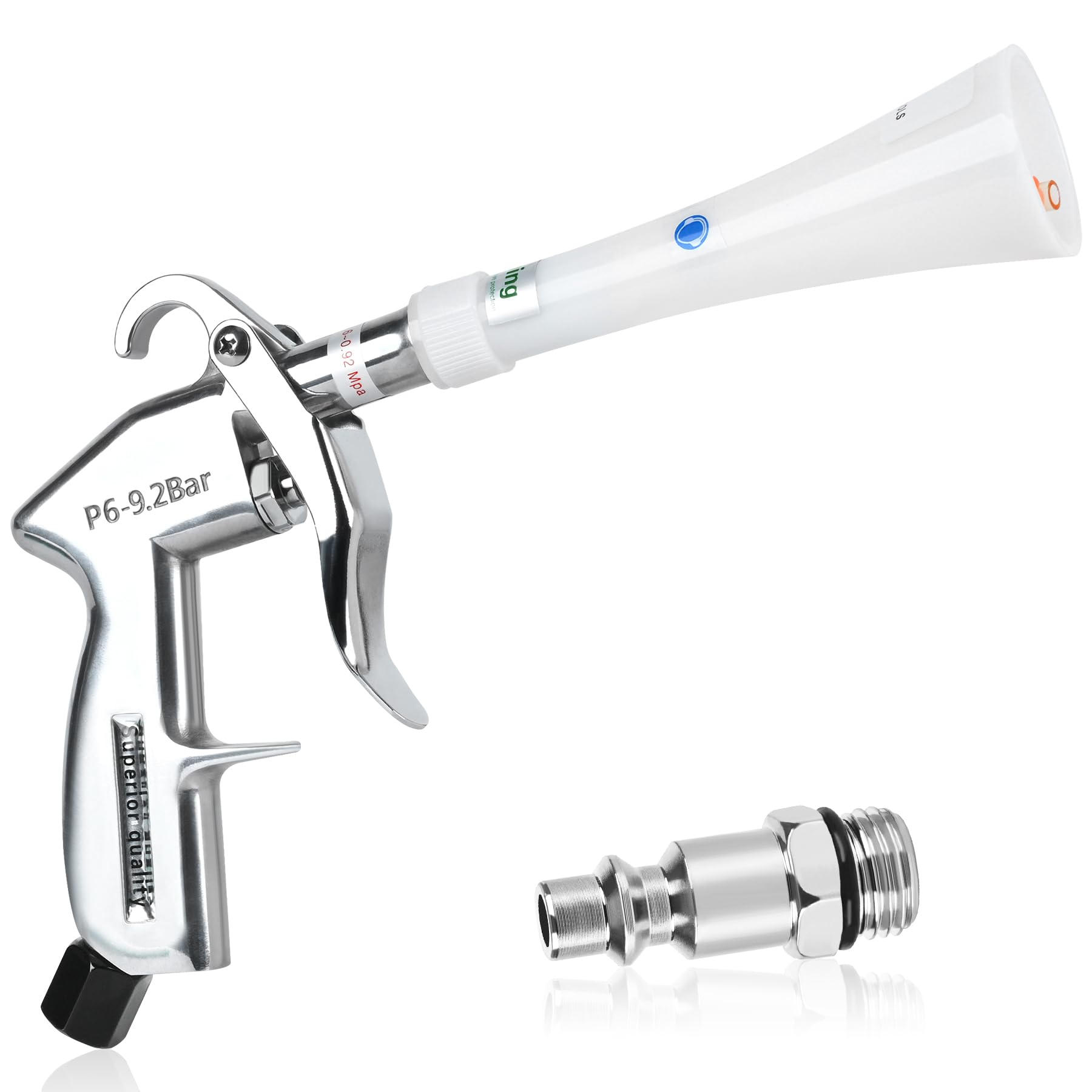 phepetroll Air Blow Gun Car Detailing Dry Cleaning Air Gun with Tapered Nozzle High Pressure Car Cleaning Tool, Car Dryer Air Blower for Car Surfaces Quickly Blasts Dust, Works with Air Compressor 🍁 All In One Marketplace Canada
