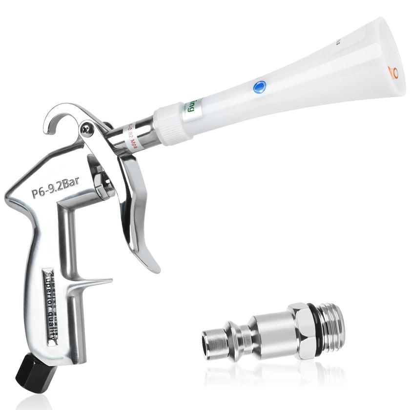 phepetroll Air Blow Gun Car Detailing Dry Cleaning Air Gun with Tapered Nozzle High Pressure Car Cleaning Tool, Car Dryer Air Blower for Car Surfaces Quickly Blasts Dust, Works with Air Compressor 🍁 All In One Marketplace Canada