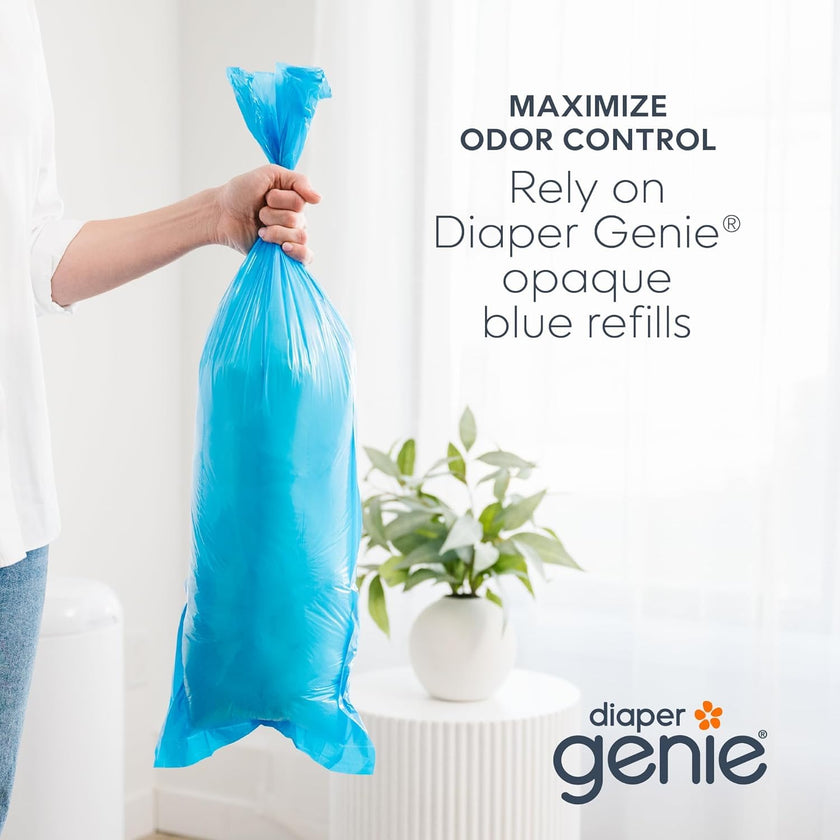 Diaper Genie Easy Roll Refill with 30 Bags - Refill for Diaper Genie Signature, Platinum, Essence Pails - Holds up to 1,410 Newborn Diapers, Blue, 1-Pack 🍁 All In One Marketplace Canada