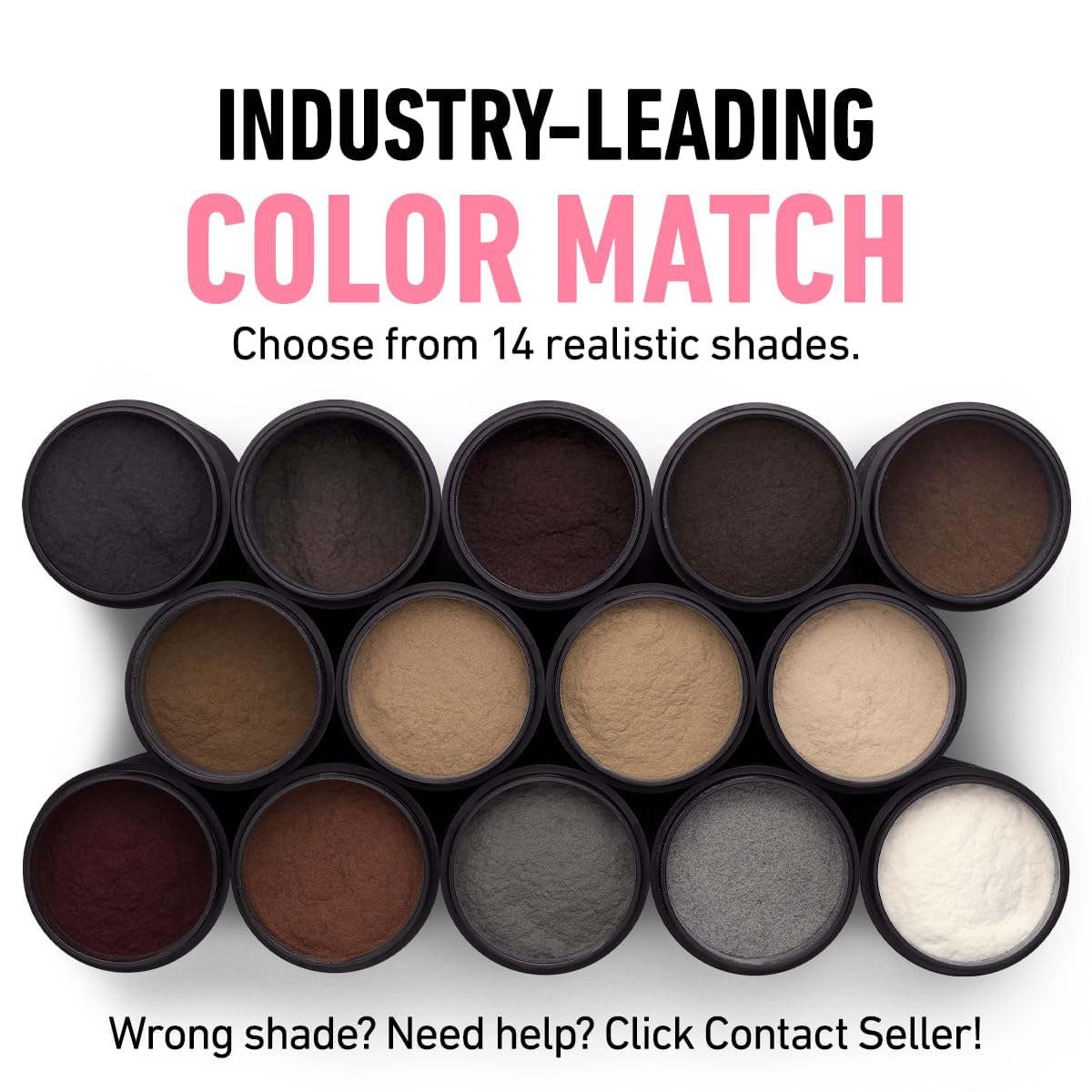 BOLDIFY Hair Fibers (28g) - Fill In Thinning and Fine Hair for an Instantly Fuller, Thicker Look - 14 Shades for Women & Men - Black 🍁 All In One Marketplace Canada