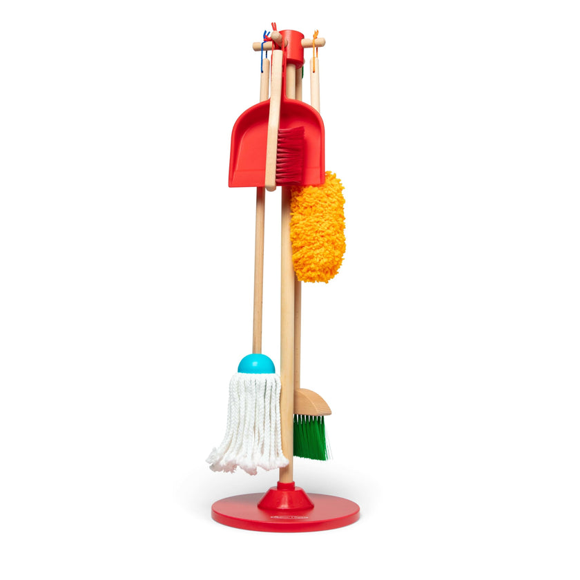 Melissa & Doug Dust Sweep Mop, 6-Pc. Toddler Cleaning Set with Kids Broom & Accessories, Preschool Learning Activities & Kids Toys for Girls & Boys 3+ 🍁 All In One Marketplace Canada