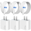 iPhone 16 15 Fast Charger [Apple MFi Certified] 3 Pack 20W USB C Wall Charger Block 6FT USB C to C Charger Cable Compatible with iPhone 16/iPhone 15/iPro/Pro Max,Pad Pro,Pad Mini/Air4 Phones 🍁 All In One Marketplace Canada