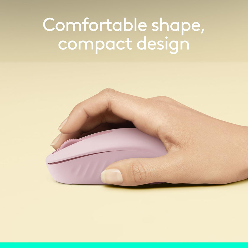 Logitech M196 Bluetooth Wireless Mouse, Compact and Portable Mouse for Laptops, Tablets and More, 12-Month Battery, Smooth Tracking, Compatible with PC and Mac, Windows and macOS - Rose 🍁 All In One Marketplace Canada