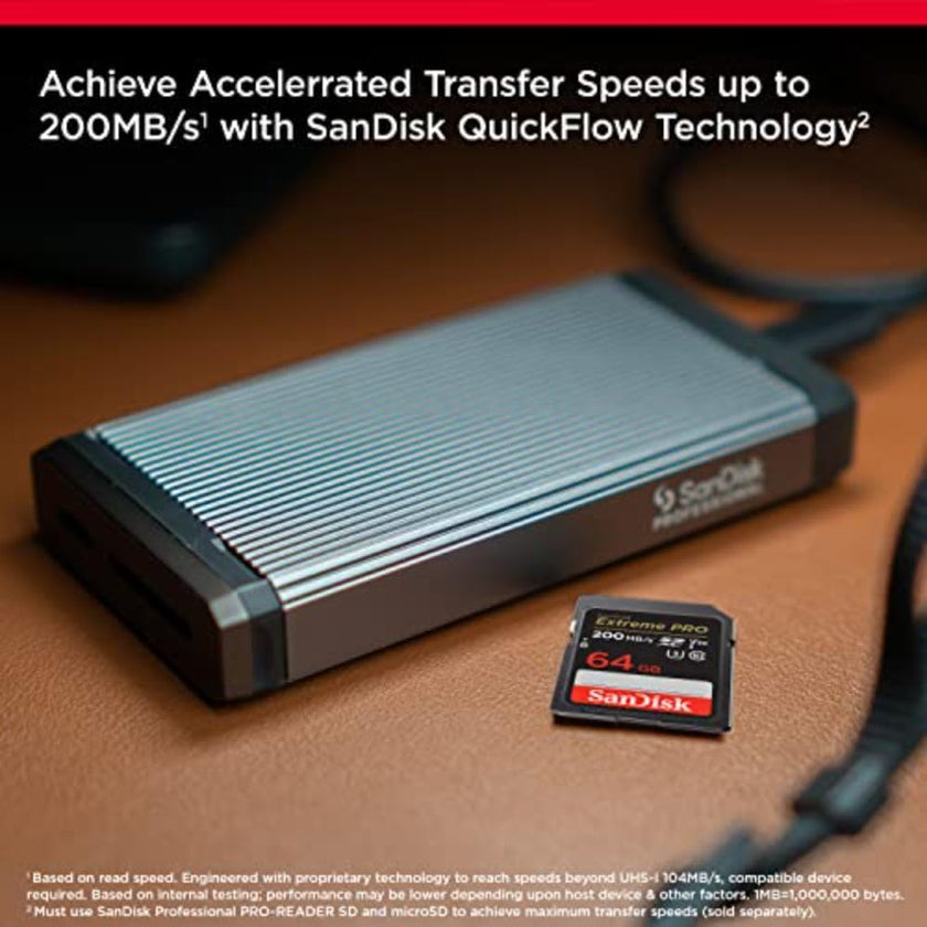 SanDisk 64GB Extreme PRO SDXC UHS-I Memory Card - C10, U3, V30, 4K UHD, SD Card - SDSDXXU-064G-GN4IN 🍁 All In One Marketplace Canada