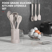 Silicone Cooking Utensils Set - 446°F Heat Resistant Kitchen Utensils,Turner Tongs,Spatula,Spoon,Brush,Whisk,Kitchen Utensil Gadgets Tools Set for Nonstick Cookware,Dishwasher Safe (BPA Free) 🍁 All In One Marketplace Canada