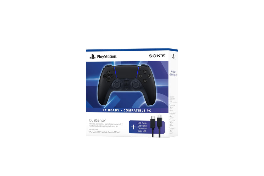 DualSense Wireless Controller – Midnight Black + USB Cable for PC 🍁 All In One Marketplace Canada