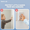 Outlet Cover Box for Child Safety (2 Pack) Duplex & Decorator Electrical Outlet Plates, Concealed Access Buttons, and Spacious Compartment - Jool Baby 🍁 All In One Marketplace Canada