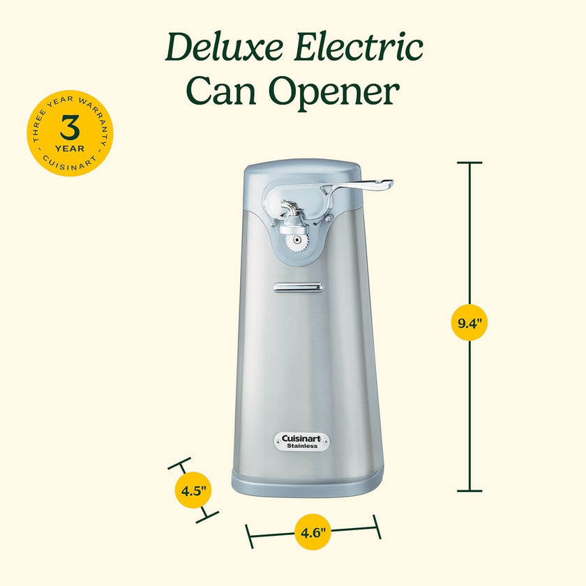 Cuisinart Deluxe Electric Can Opener, Stainless Steel (SCO-60C) 🍁 All In One Marketplace Canada