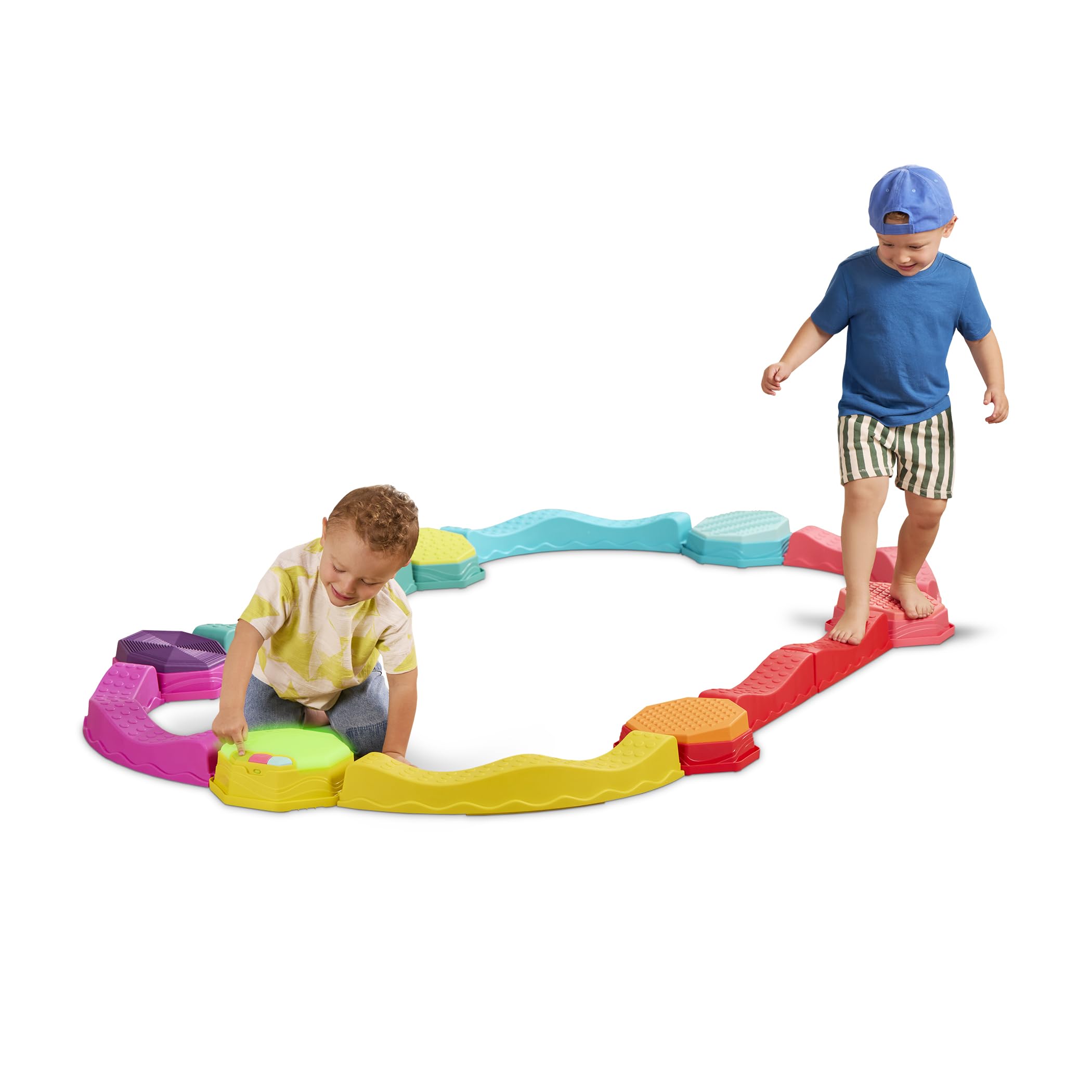 B. toys Balance Beam Set, Musical Wavy Beams & Sensory Stones, Summer 🍁 All In One Marketplace Canada