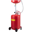 VEVOR Waste Oil Drain Tank 20 Gallon Portable Oil Drain Air Operated Drainer Oil Change, Oil Drain Container, Fluid Fuel Transfer Drainage Adjustable Funnel Height, with Wheel For Easy Oil Removal 🍁 All In One Marketplace Canada