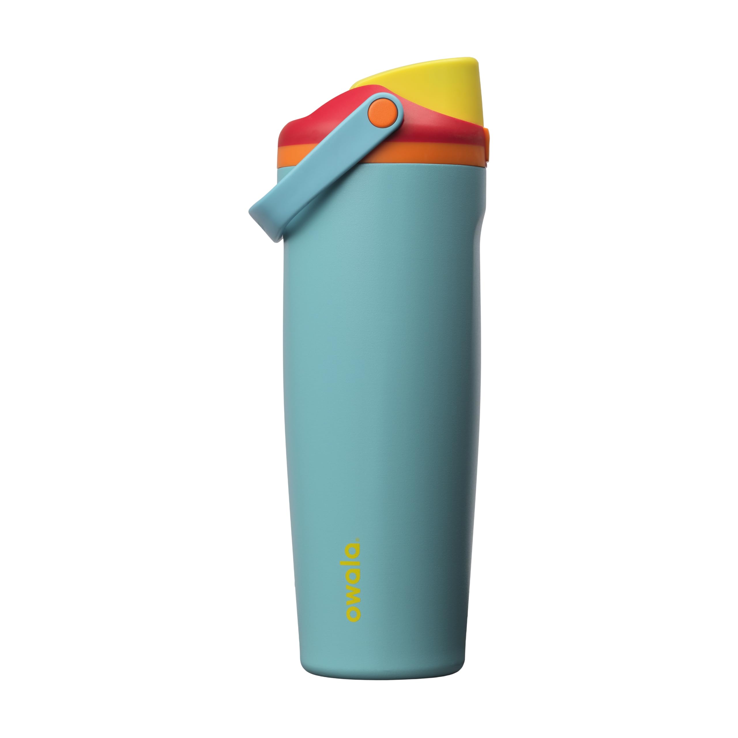 Owala FreeSip Sway Insulated Stainless Steel Water Bottle with Two-Way Spout, Built-In Straw and Bucket Handle, Made for Travel, School, and Sports, 30oz, BPA Free, Leak Proof, Summer Sweetness 🍁 All In One Marketplace Canada