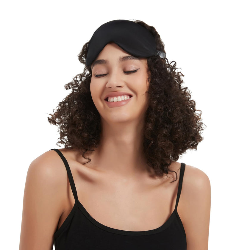 Alaska Bear Natural Silk Sleep Mask, Blindfold, Super Smooth Eye Mask (One Strap) 🍁 All In One Marketplace Canada