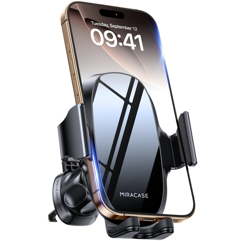 Miracase Phone Holder for Car Vent【2026 Wider Clamp & Metal Hook】 Car Phone Holder Mount for Vent Clip Hand Free Cell Phone Car Mount for iPhone 17 Pro Max 16 15 14 13 12 Samsung S25 Car Accesorries 🍁 All In One Marketplace Canada