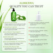 Aloderma 99% Organic Aloe Vera Gel for Skin Made within 12 Hours of Harvest, Non-Sticky Aloe Vera Gel for Sunburn Relief, Natural, Soothing Hydrating Aloe Vera for Face & Hair, Lightweight Gel, 10.6oz 🍁 All In One Marketplace Canada