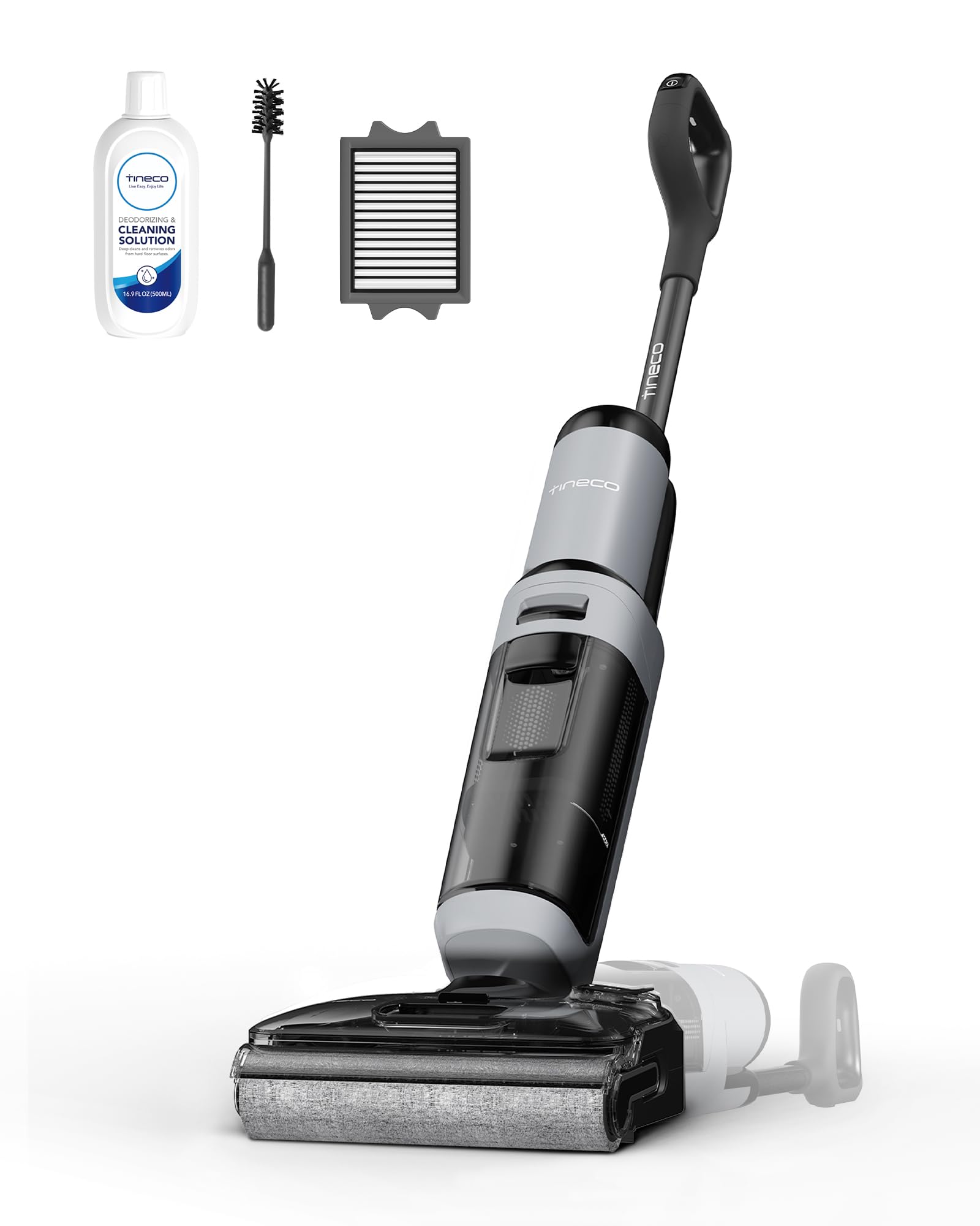Tineco Floor ONE i5 Stretch Wet Dry Vacuum Cleaner,Vacuum & Mop in One Step,180° Lay-Flat Design,Anti-Tangle Design,Dual-Sided Edge Cleaning,Up to 30* Minutes Runtime,Large-Capacity Water Tanks 🍁 All In One Marketplace Canada