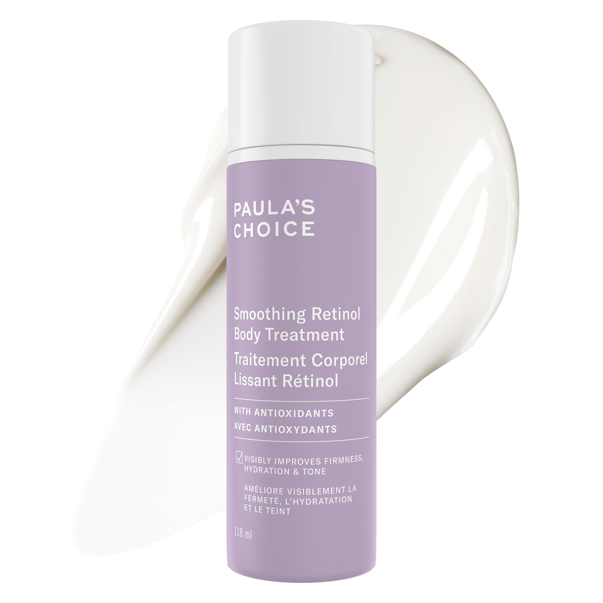 Paula's Choice Retinol Skin-Smoothing Body Treatment, Shea Butter, Vitamin C & E Lotion, Moisturizer for Discolouration, Loss of Firmness, Uneven Tone & Texture, Fragrance-Free, 118 ml 🍁 All In One Marketplace Canada