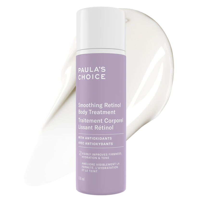 Paula's Choice Retinol Skin-Smoothing Body Treatment, Shea Butter, Vitamin C & E Lotion, Moisturizer for Discolouration, Loss of Firmness, Uneven Tone & Texture, Fragrance-Free, 118 ml 🍁 All In One Marketplace Canada
