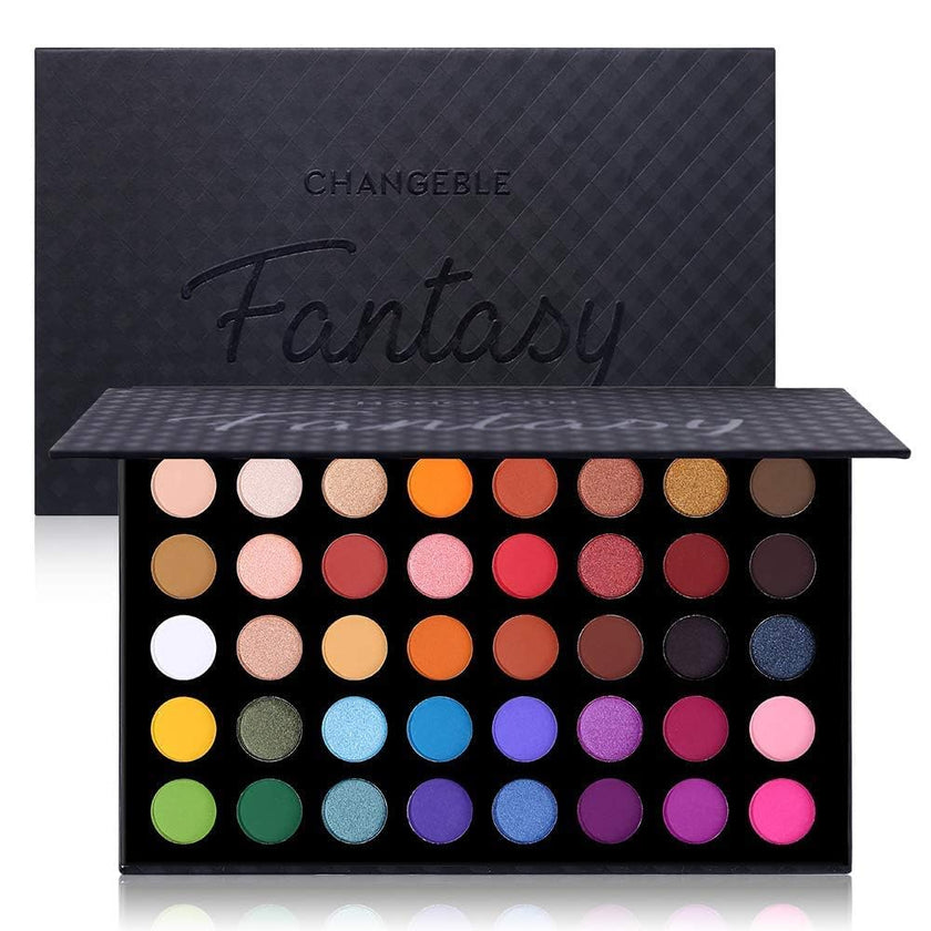 UCANBE Highly Pigmented Eye Makeup Palette, Matte Shimmer Metallic Eyeshadow Pallet Long Lasting Blendable Natural Colors Make Up Eye Shadows Cosmetics Gift Kit 🍁 All In One Marketplace Canada