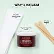 Parissa Organic Sugar Wax Kit for Hair Removal – Microwavable Sugar Wax for Face, Legs & Body, USDA Certified Organic, Water-Washable & Gentle for Sensitive Skin (8 fl oz) 🍁 All In One Marketplace Canada