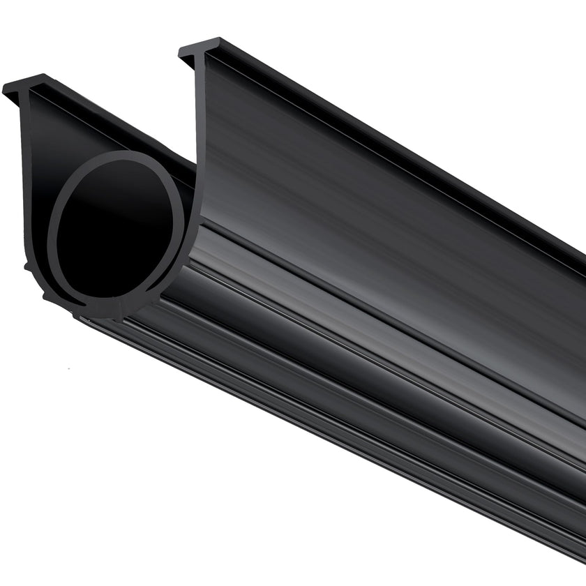 VEVOR Garage Door Seals Bottom Rubber, U Shape +O Ring Combination Garage Door Bottom Weather Seal, 20ft Weatherproofing Garage Door Seal, 5/16 inch T-ends and 3 3/4 inch Width, for Doors, Black 🍁 All In One Marketplace Canada