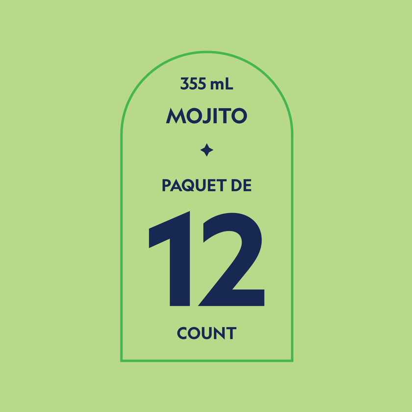 Atypique Non-Alcoholic Cocktail, Mojito, 355 mL, 12-Count 🍁 All In One Marketplace Canada
