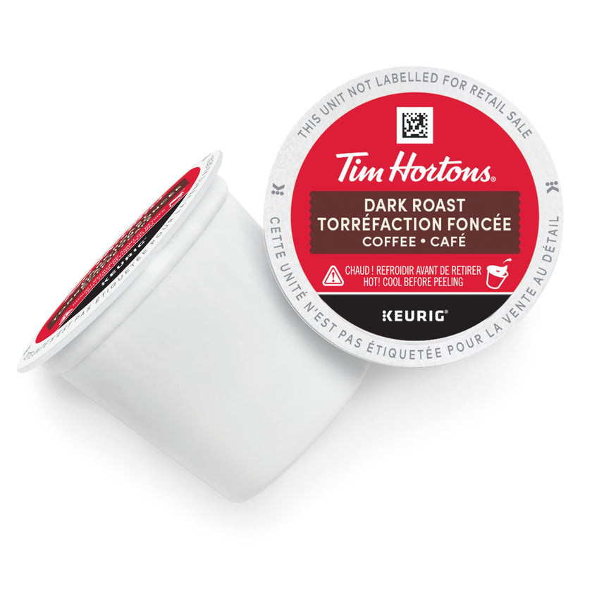 Tim Hortons Dark Roast Coffee, Single Serve Keurig K-Cup Pods, 48 Count 🍁 All In One Marketplace Canada