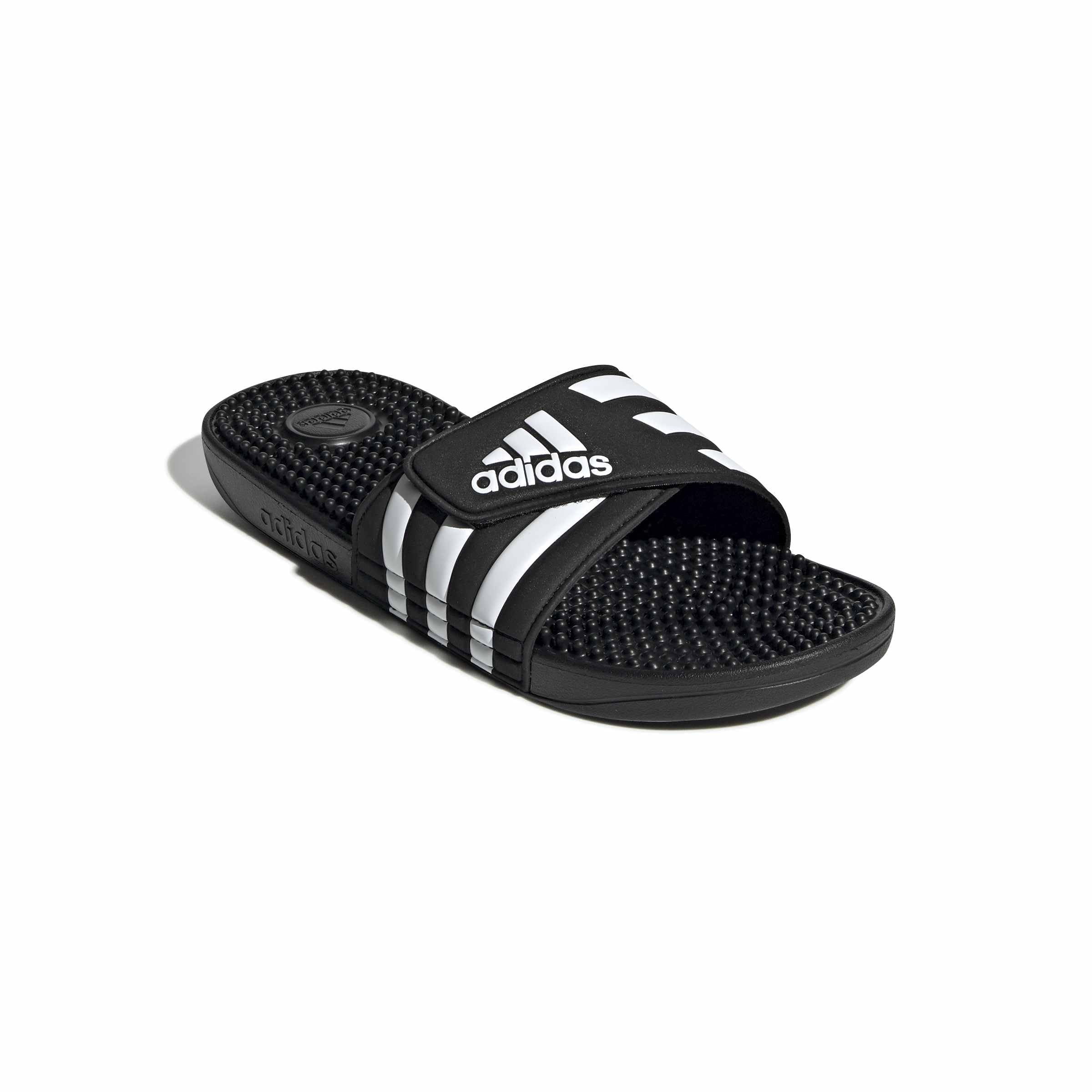 adidas Unisex-Adult Adissage, Core Black/White/Core Black, 13 🍁 All In One Marketplace Canada