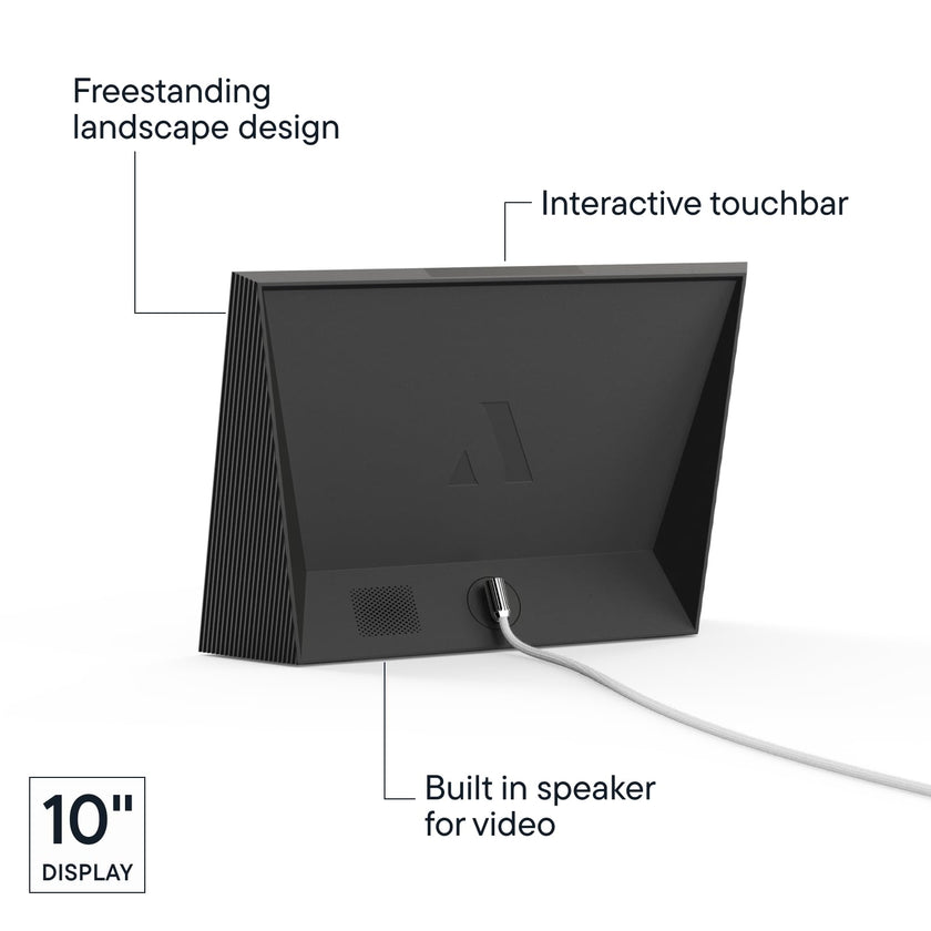 Aura Carver WiFi Digital Picture Frame | The Best Digital Frame for Gifting | Send Photos from Your Phone | Quick, Easy Setup in Aura App | Free Unlimited Storage | Gravel with White Mat 🍁 All In One Marketplace Canada