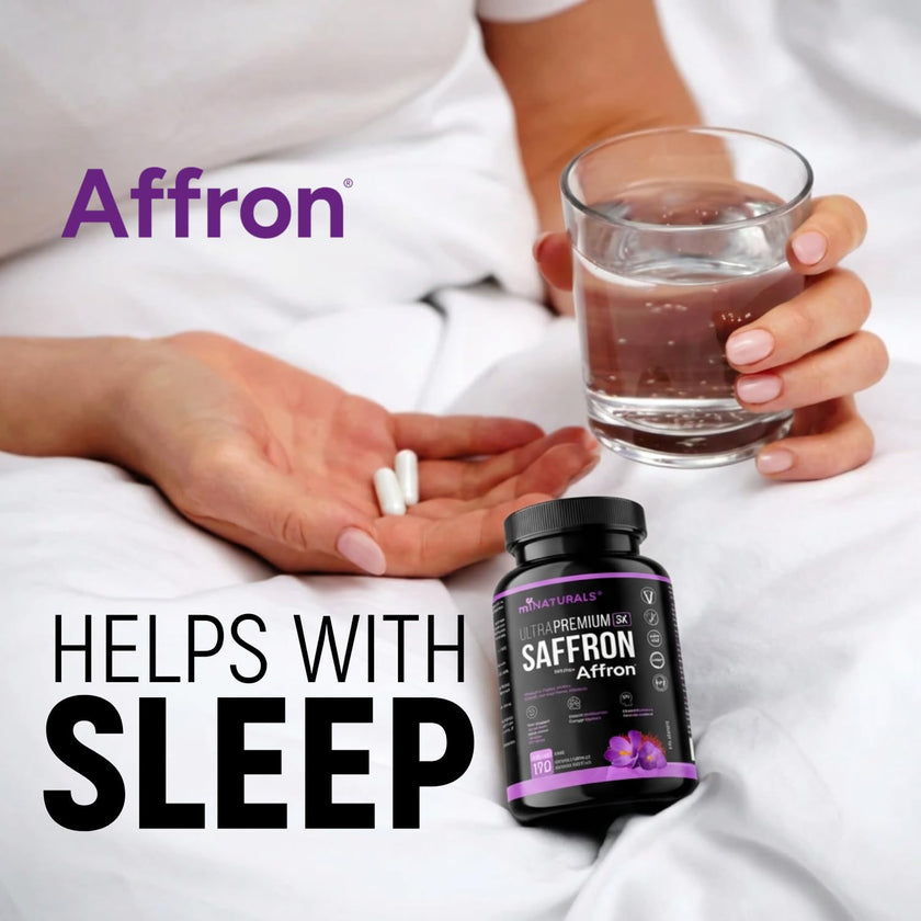 miNATURALS Saffron Supplements 120 Capsules | Clinically Studied Affron Saffron Extract | Stress & Mood Support for Men, Women & Teens | Pure Saffron Pills 🍁 All In One Marketplace Canada