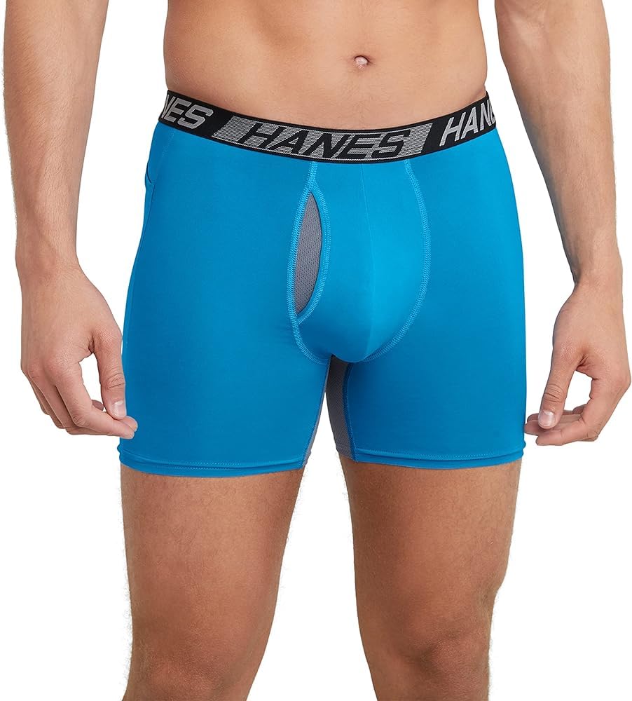 Hanes X-Temp Total Support Pouch Men's Underwear Boxer Briefs, Anti-Chafing, Moisture Wicking Underwear, 3-Pack, Size Large 🍁 All In One Marketplace Canada