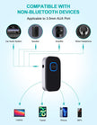 WOCBUY Bluetooth Car Adapter, 3.5mm AUX Bluetooth Receiver for Music Streaming, Wireless Music Audio Adapter with Built-in Mic, Home Stereo, Speakers (Handsfree Car Kits, 16H Playtime, Dual Link) 🍁 All In One Marketplace Canada
