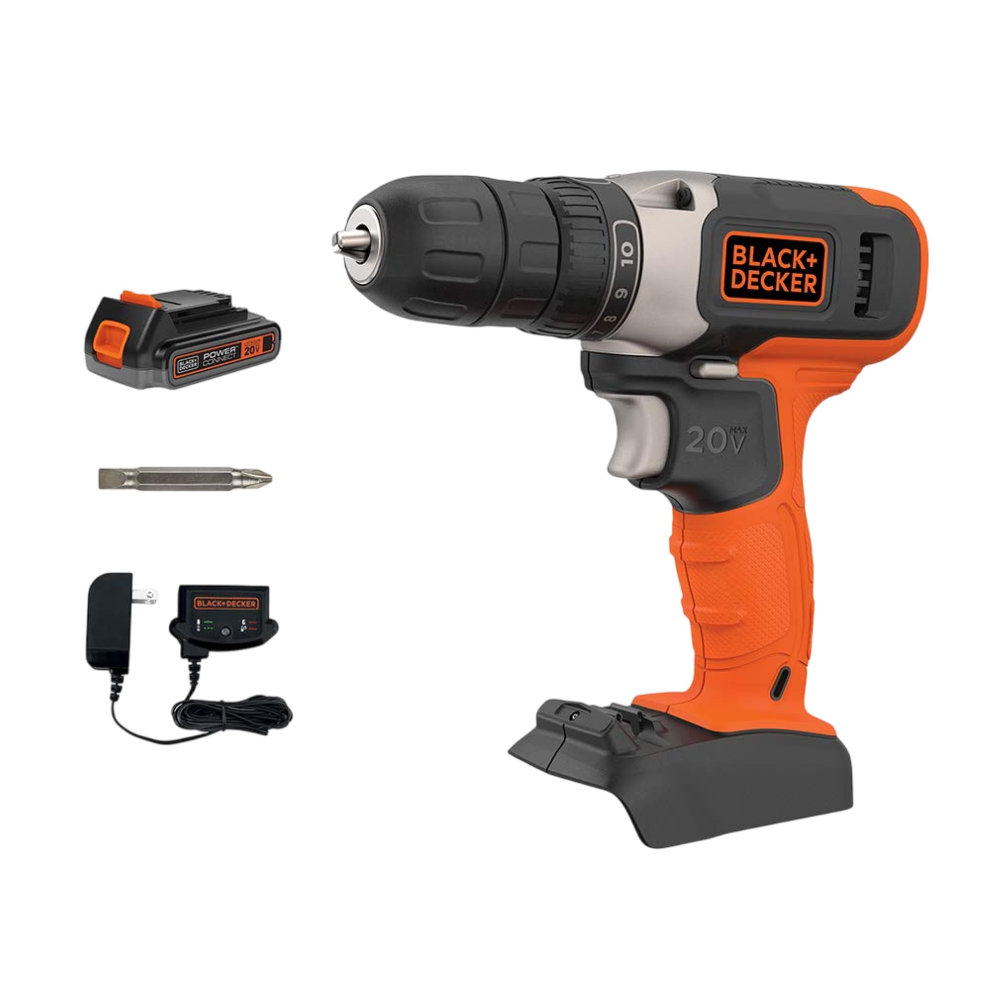 BLACK+DECKER 20V MAX* Cordless Drill, Cordless (BCD702C1) 🍁 All In One Marketplace Canada