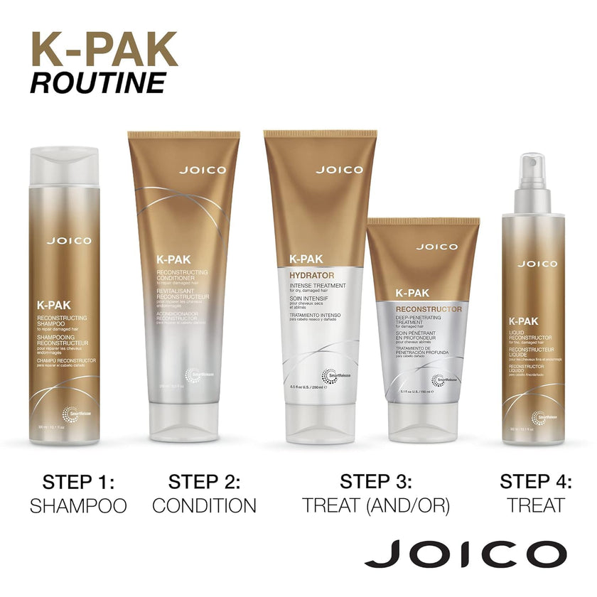 Joico K-PAK Intense Hydrator - Keratin Hair Treatment, Hair Mask for Dry Damaged Hair, Heat Protectant with Rose Hip Oil, Sulfate Free, 250mL 🍁 All In One Marketplace Canada