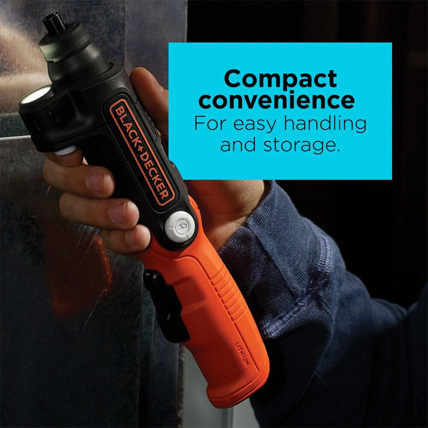 BLACK+DECKER 4V MAX* Cordless Screwdriver with LED Light (BDCSFL20C) 🍁 All In One Marketplace Canada