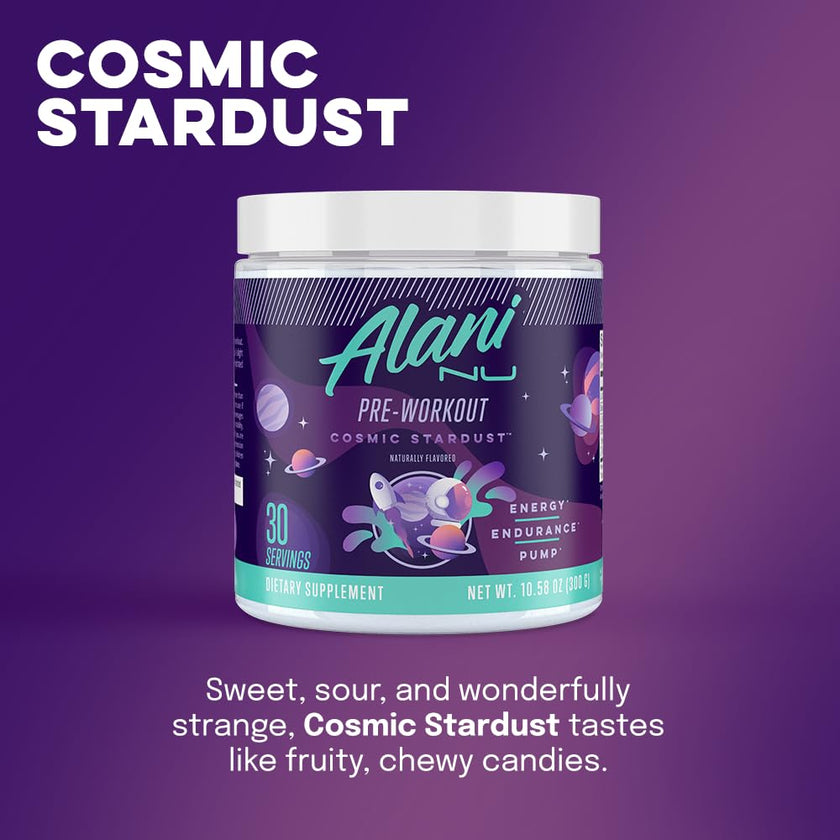 Alani Nu Pre-Workout Cosmic Stardust 30 Servings 🍁 All In One Marketplace Canada