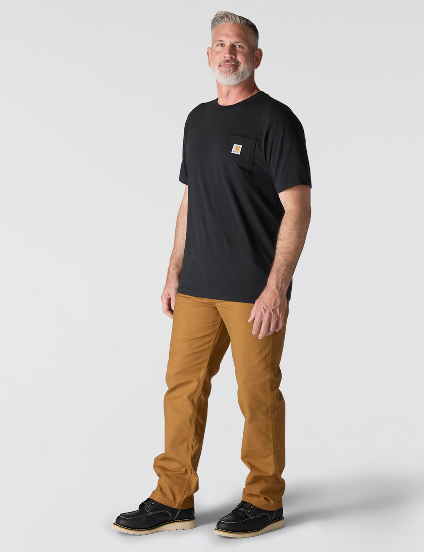 Carhartt Men's K87 Workwear Short Sleeve T-Shirt (Regular and Big & Tall Sizes), Black, 3XL (Reg) 🍁 All In One Marketplace Canada