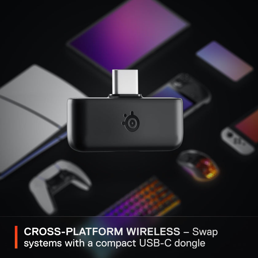 SteelSeries Arctis Nova 5 Wireless Multi-System Gaming Headset — Neodymium Magnetic Drivers — 100+ Audio Presets — 60 HR Battery — 2.4GHz or BT — ClearCast Gen2.X Mic — PC, PS5, PS4, Switch, Mobile 🍁 All In One Marketplace Canada